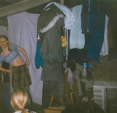 Lukáš Pavlásek prezlečený za ženu z roku 1996.